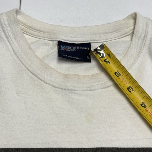 Vintage UTES University of Utah T Shirt Mens Large White Y2K Short Sleeve - Picture 3 of 13